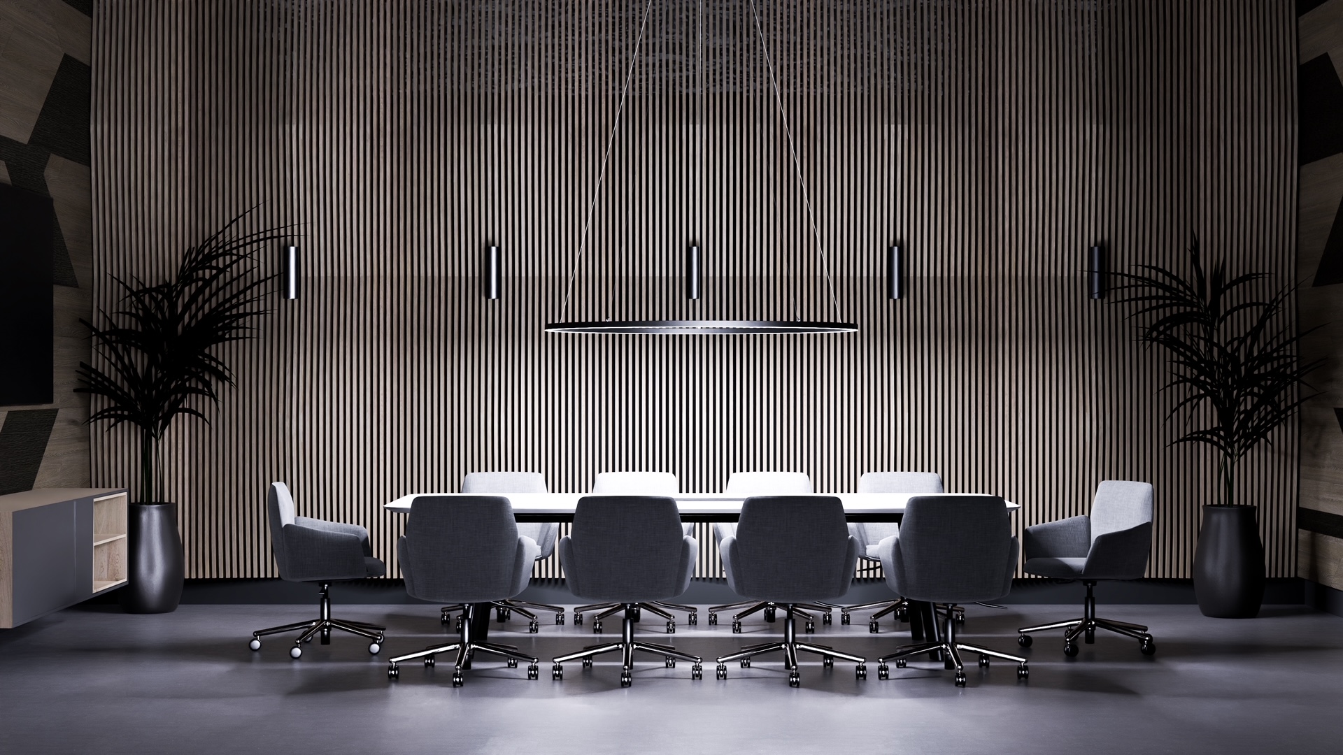 TheO black im office