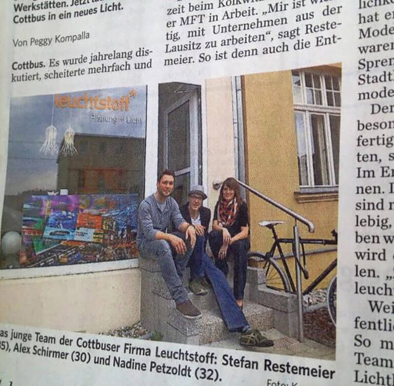 leuchtstoff in der Lausitzer Rundschau