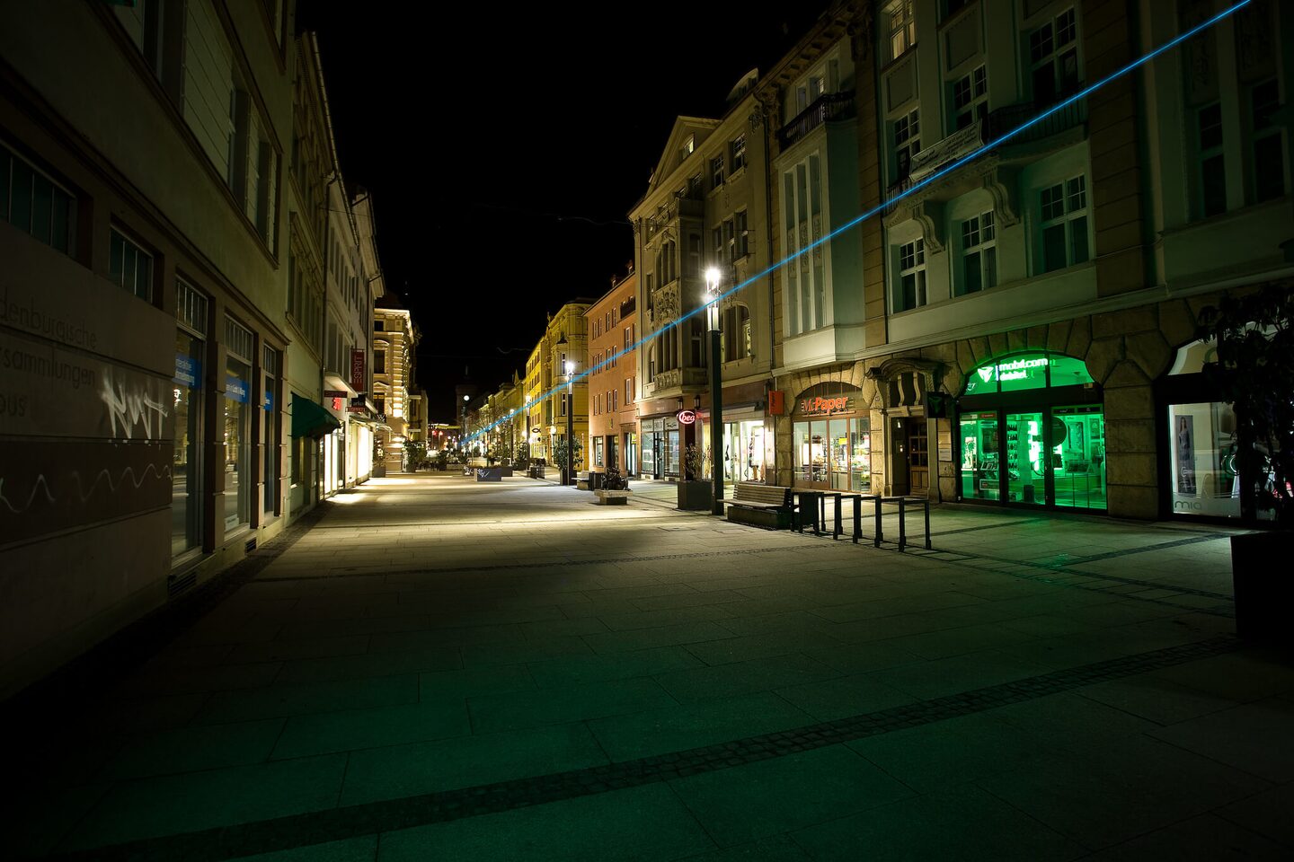 Laserguide für die Stadt Cottbus