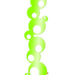 LED Designer Leuchte Wandleuchte gruen Sweet Bubbles -Detail-1