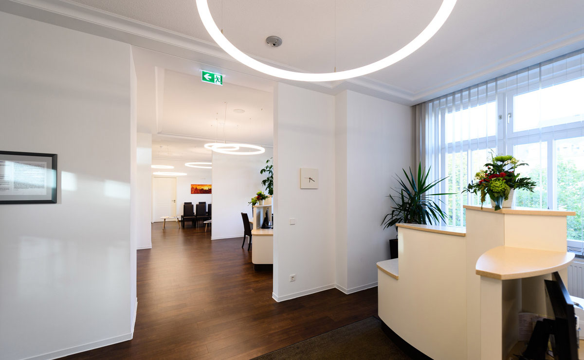 Emfpangsthresen Praxix Augenklinik Dr. Stoll
